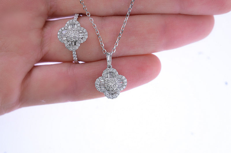 Diamond Clover Necklace